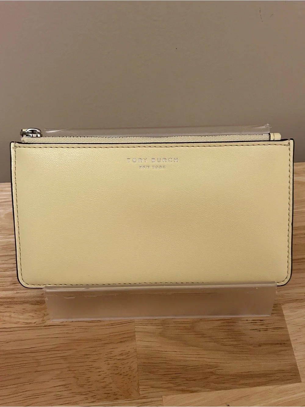 Tory Burch Lemon Tart Leather Cardholder Wallet